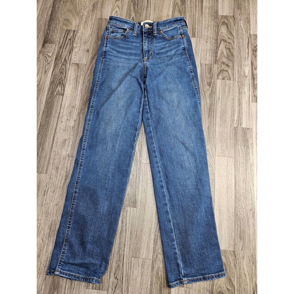 Universal Thread Everyday Straight Jeans Women 4 Blue High Rise Denim